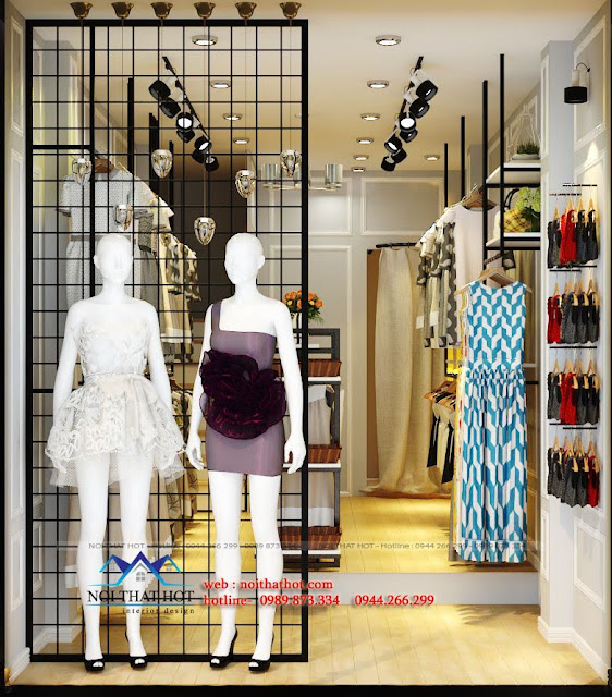 thiết kế shop thời trang nữ nhỏ 2