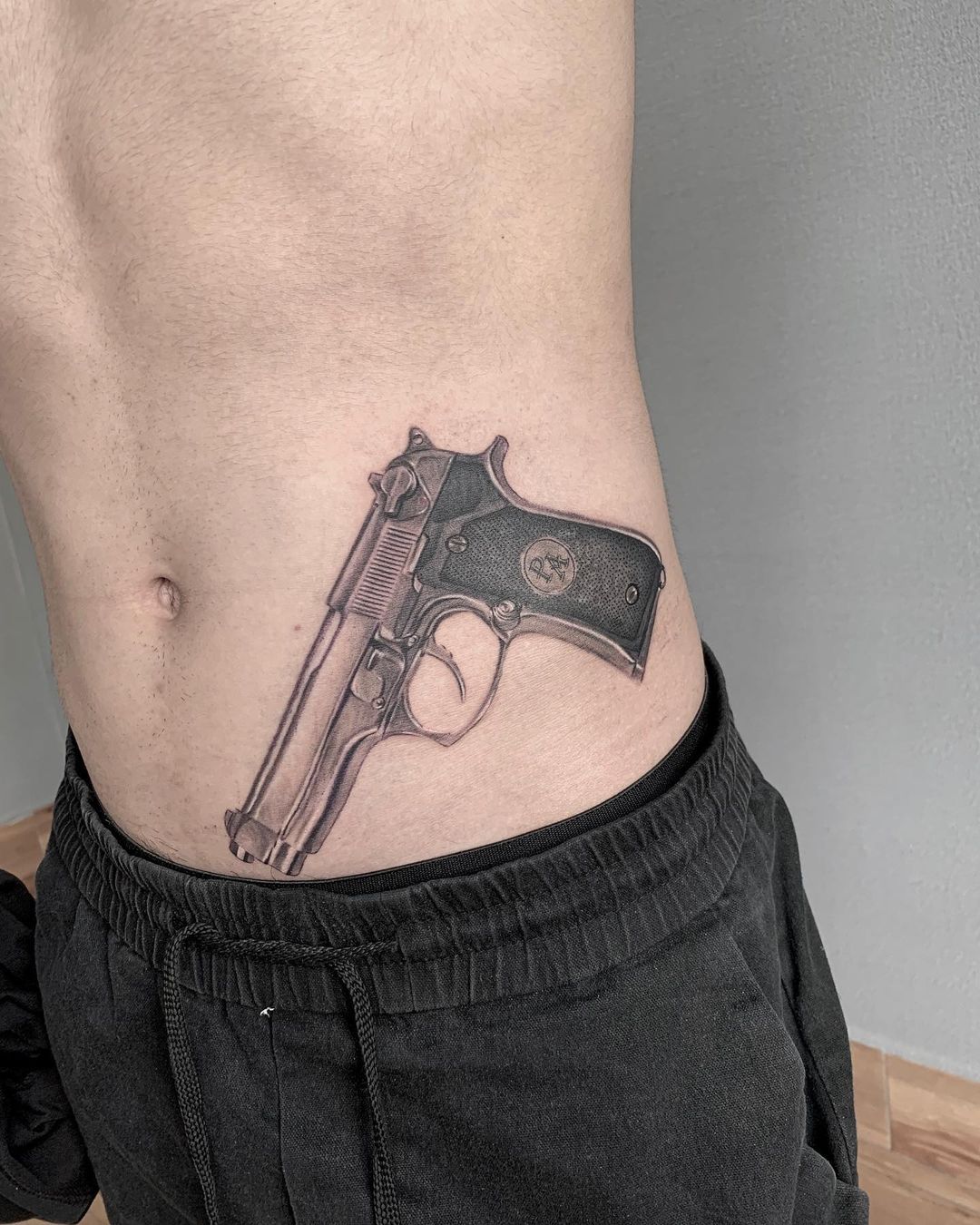 Gun Tattoo For Boys