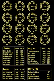 The Old Oven menu 1