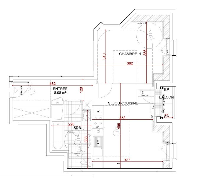 Vente appartement 2 pièces 47 m² à Villiers-sur-Marne (94350), 278 000 €