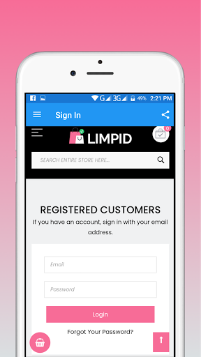 LIMPID - Online Shopping App