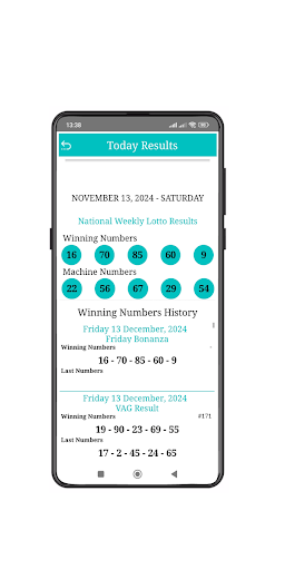 Screenshot National Gh Lotto Results