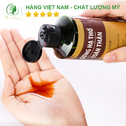 Gừng hạ thổ toàn thân giảm mỡ thừa, sáng da Wonmom 200ml