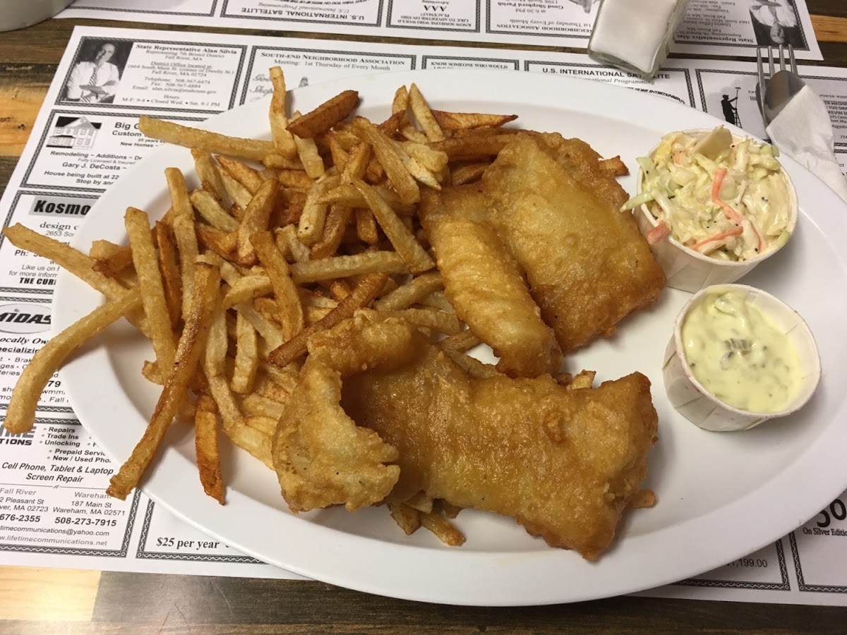 Gluten free fish and chips