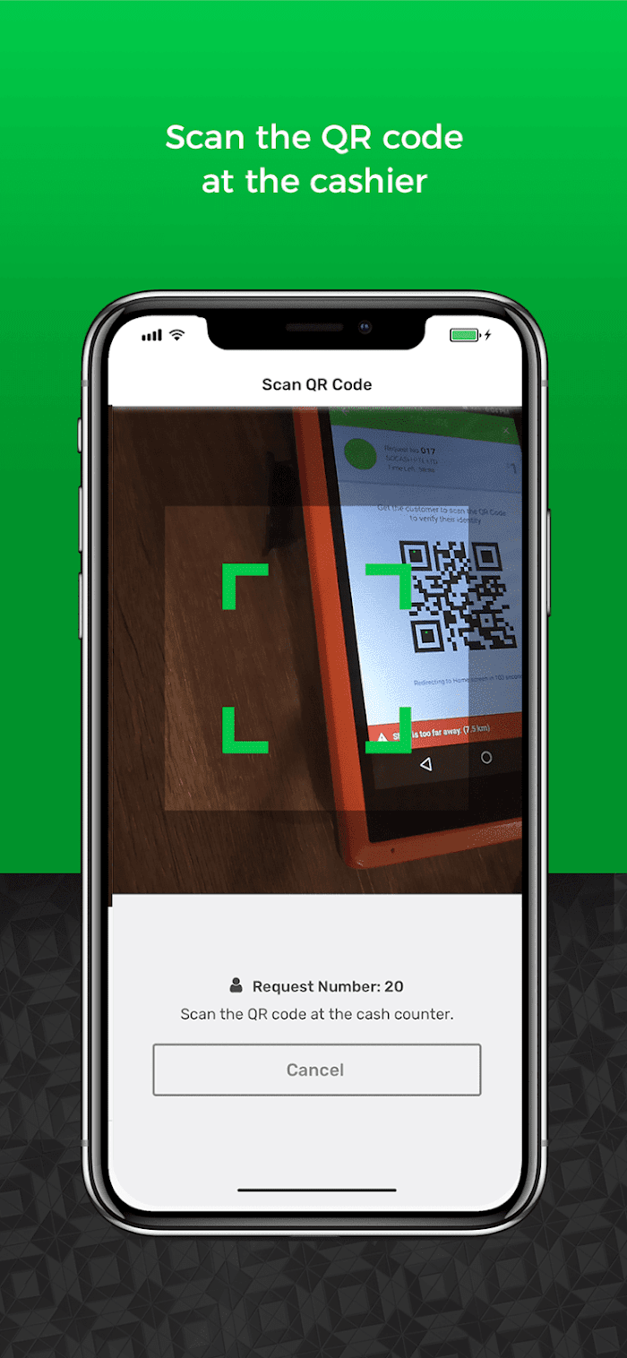 SoCash app in use