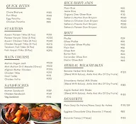 Seheru's Kitchen menu 2