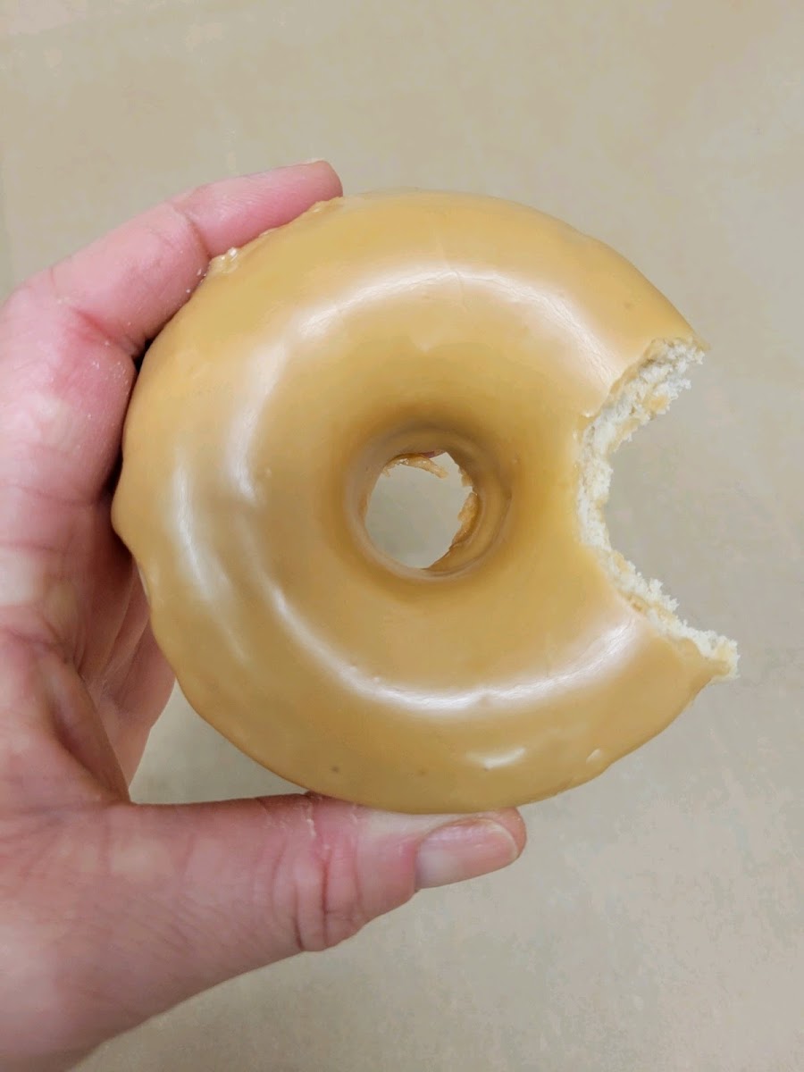 Maple doughnut (my fave!)