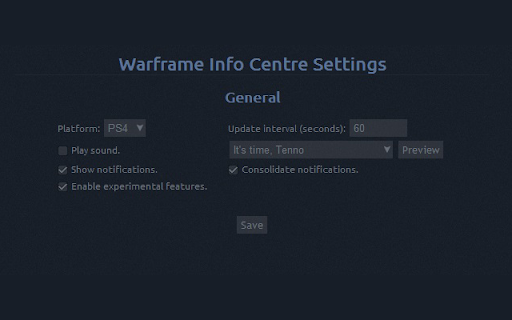 Warframe Info Centre