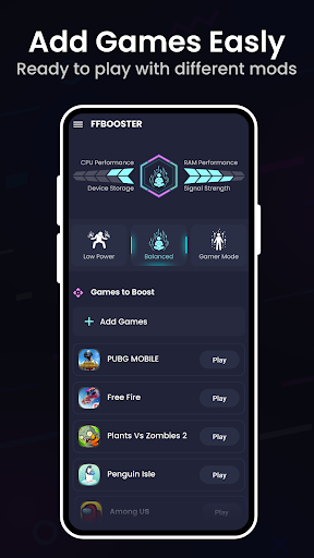 Screenshot FF Launcher: Game Booster