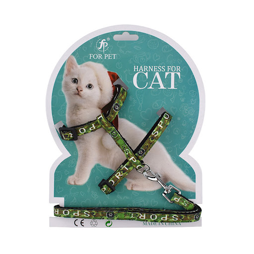 Title 7, Cartoon print pet racer back and chest strap fo...