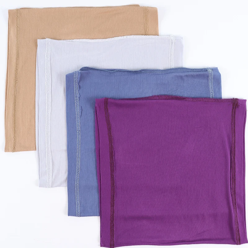 Title 3, Modaal Rayon Jersey Hoofddoek Monochroom met Ca...