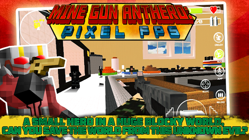 Mine Gun Anthero: Pixel FPS