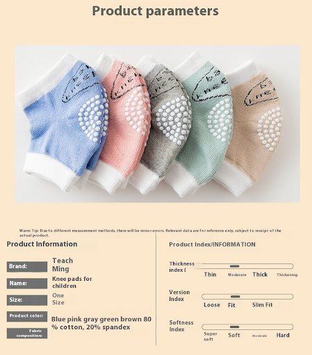 Title 8, Childrens Non-Slip Knee and Elbow Pads with Gl...