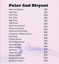 Party Pot menu 5