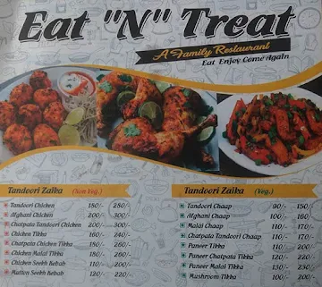 Eat N Treat menu 