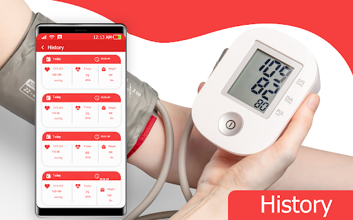 Screenshot Blood Pressure Monitor: BP Log