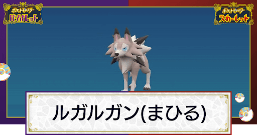 ポケモンsv ルガルガン まひる の入手方法と進化条件 技と種族値 スカーレットバイオレット 神ゲー攻略