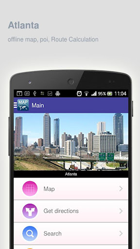 Atlanta Map offline