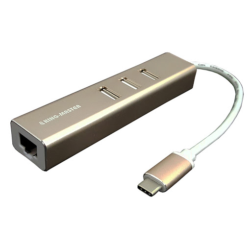 USB Hub Type C -> LAN + 3P 2.0 Kingmaster 007