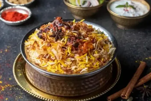 Tandoori Chicken Tikka Hyderabadi Biryani