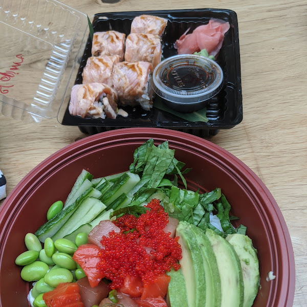 Gluten-Free Poke at Fusian Sushi