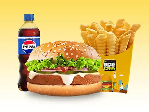 Hot Chick Burger + Large Fries + Pepsi (Regular)