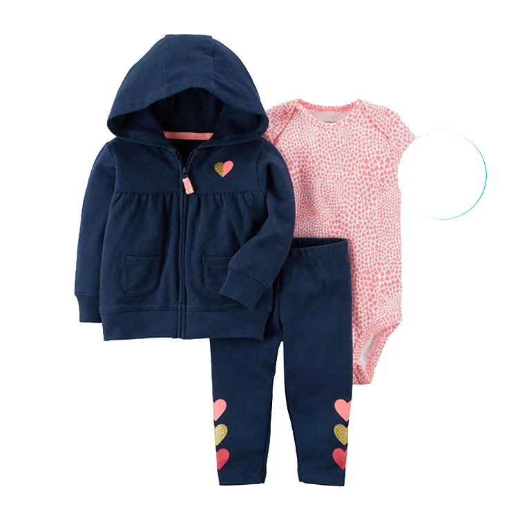 Title 5, Baby driedelige set, hoodie met lange mouwen, v...