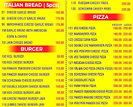 Shreeji fast food and Juice center menu 1