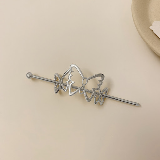 Title 10, Metallic Cold Wind Simple Modern Hairpin. Secur...