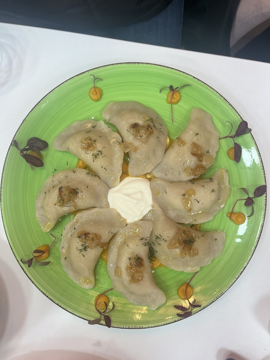 Potato and butter dumplings