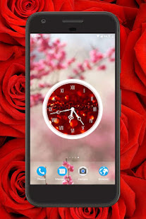 Red Clock Live Wallpaper(圖5)-速報App