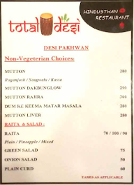 Hindustan Restaurant & Bar menu 7