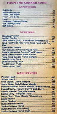 Konkan Express menu 3