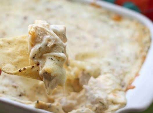 Cheesy Sriracha Chicken Dip Recipe | Just A Pinch Recipes