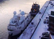 The Danah Explorer in Tromsø harbour, Norway, on November 7 2019.