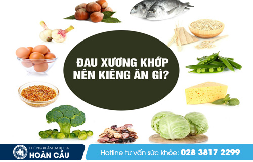 Đau nhức xương khớp nên ăn gì? - Đa khoa Hoàn Cầu