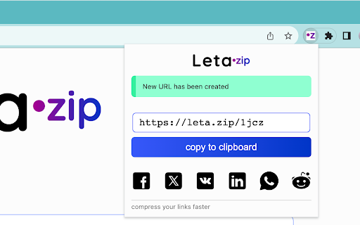 Leta•zip | URL shortener