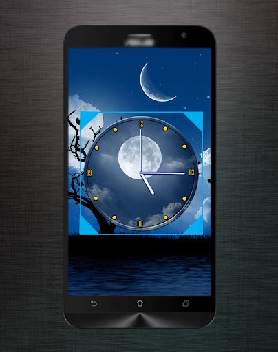 Moon Clock Live Wallpaper