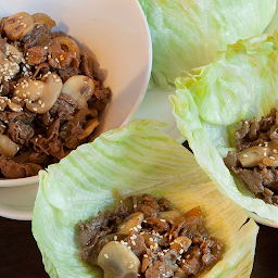 Korean Beef Lettuce Wrap