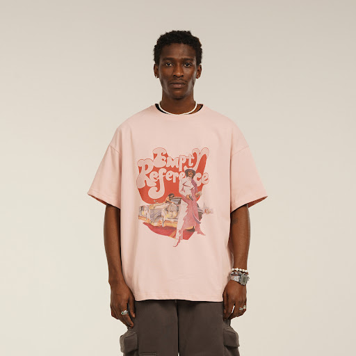 Title 6, Pink Comic Gunner Direct Spray Printing T-shirt...