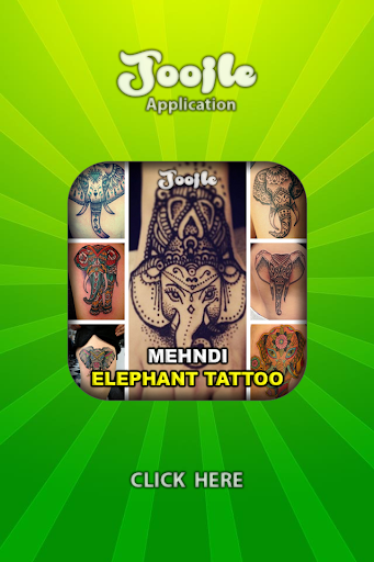 Mehndi Elephant Tattoo