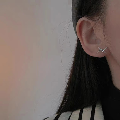 Title 1, Cold Style Small Winding Wire Group Earrings fo...
