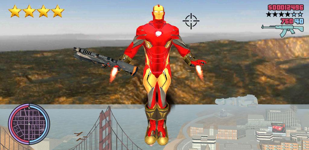 Super Iron Rope Hero Fighting Gangstar Crime 3 6 Apk Download Com Iron Flying Man Rope Hero Vegas Crime Simulator Gta Apk Free - roblox how to fly in iron man simulator