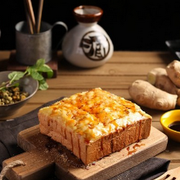 Golden Cheesy Durian Toast