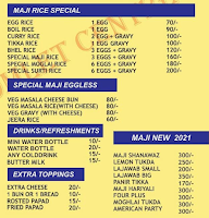 Maji Sainik Omlet Centre menu 4