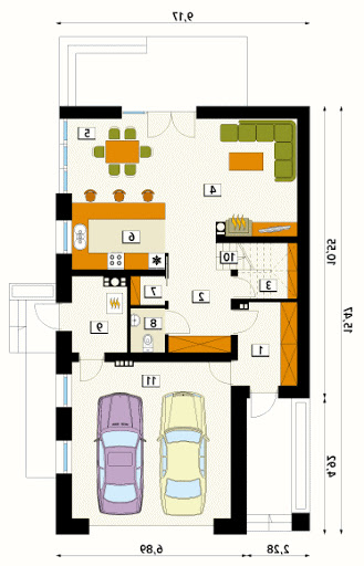 Amarylis 2 CE - Rzut parteru