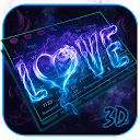 Télécharger Lively Parallax Smokey Love Keyboard Installaller Dernier APK téléchargeur