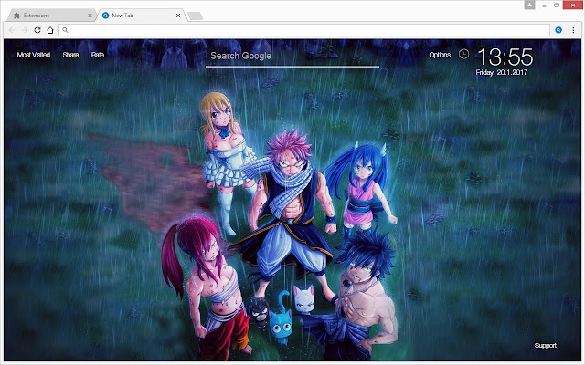 Theme Anime Best Anime Chrome Themes