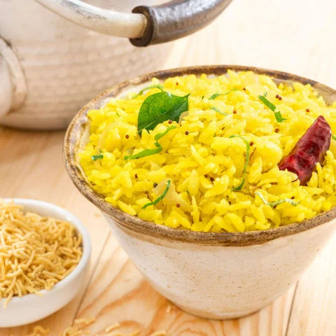 Poha With Sev