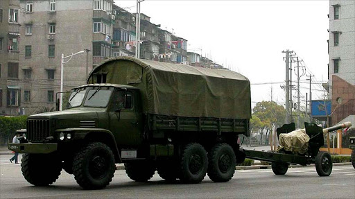 Chinese military vehicle